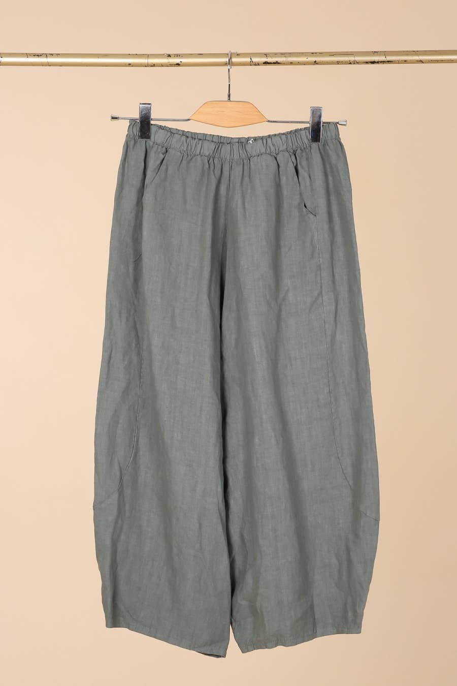 100% Linen Pants – Made in Italy (One Size Fit)